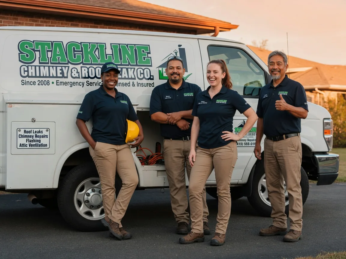Chimney flashing repair company in Kendall, KS
